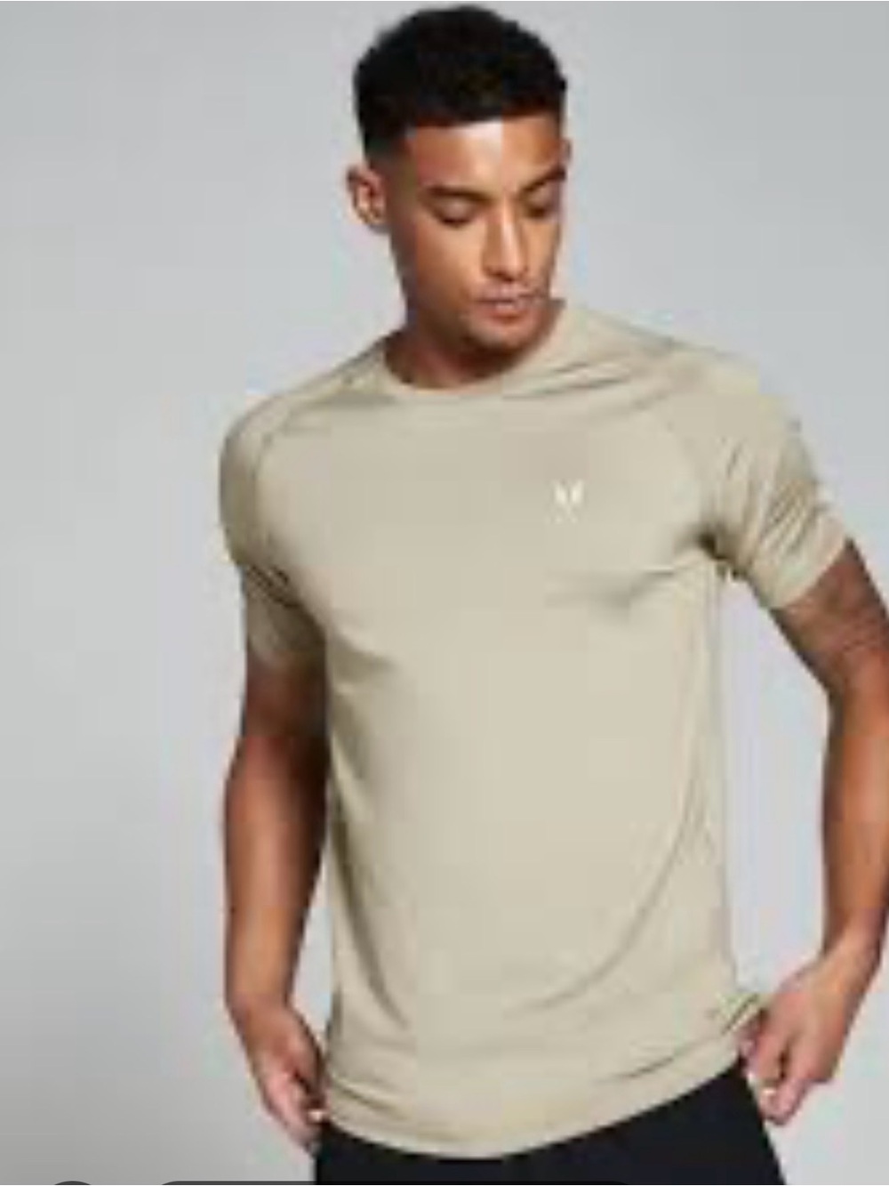 all in motion Men's Short Sleeve Crew Tee - Khaki